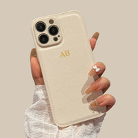 Personalized Leather iPhone Case - #Snap Bands#