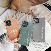 Suede Leather iPhone Case - #Snap Bands#