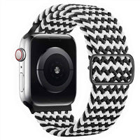 Zebra Nylon Woven Band - #Snap Bands#