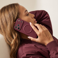 Wine Personalized Magnetic Leather iPhone Case