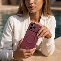 Wine Personalized Magnetic Leather iPhone Case