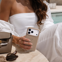 Brown Personalized Liquid Silicone iPhone Case