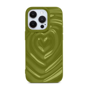 Green-silicone-abstract-design-iphone-case