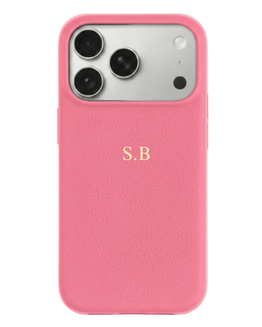 Red Leather iPhone Case