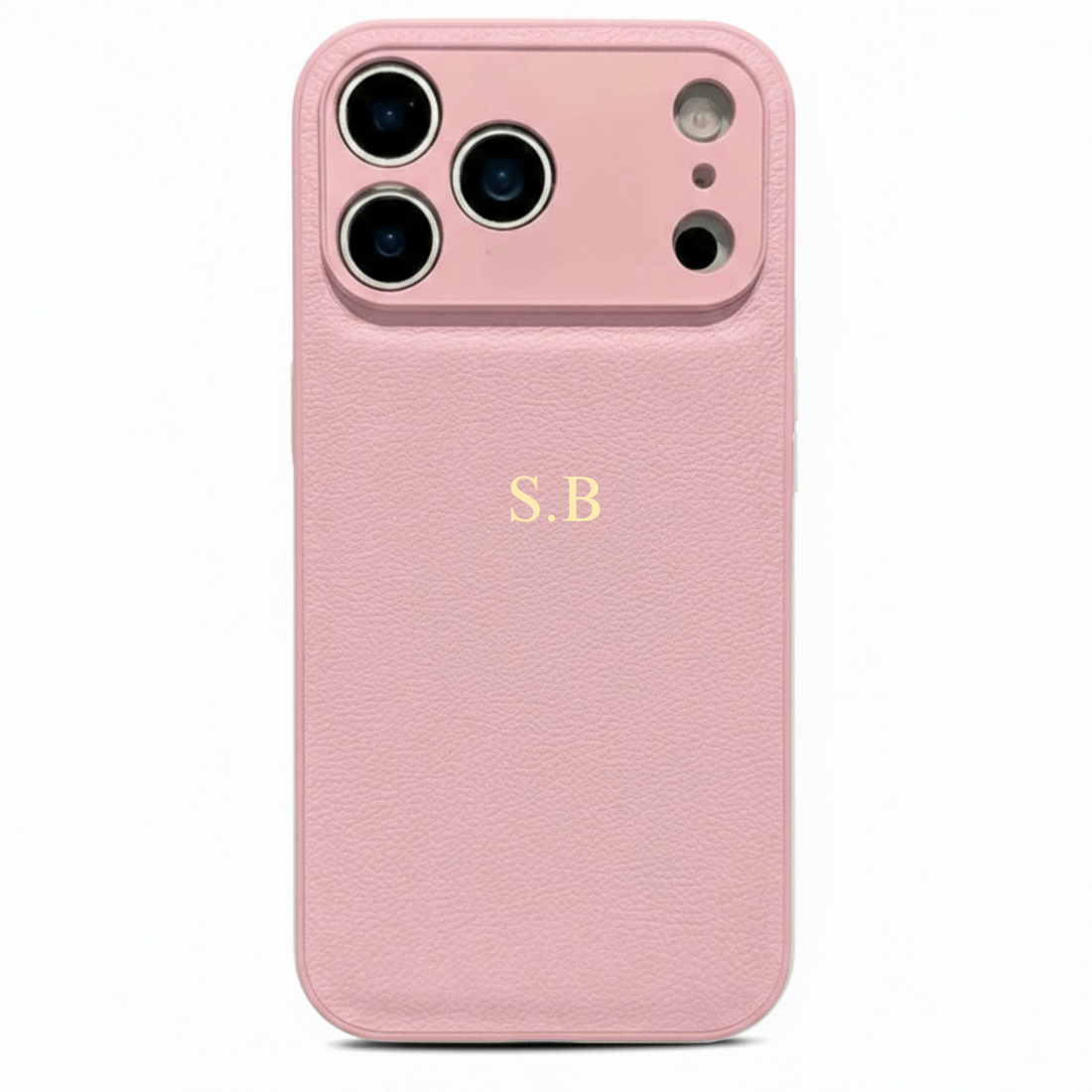 Pink Leather iPhone Case