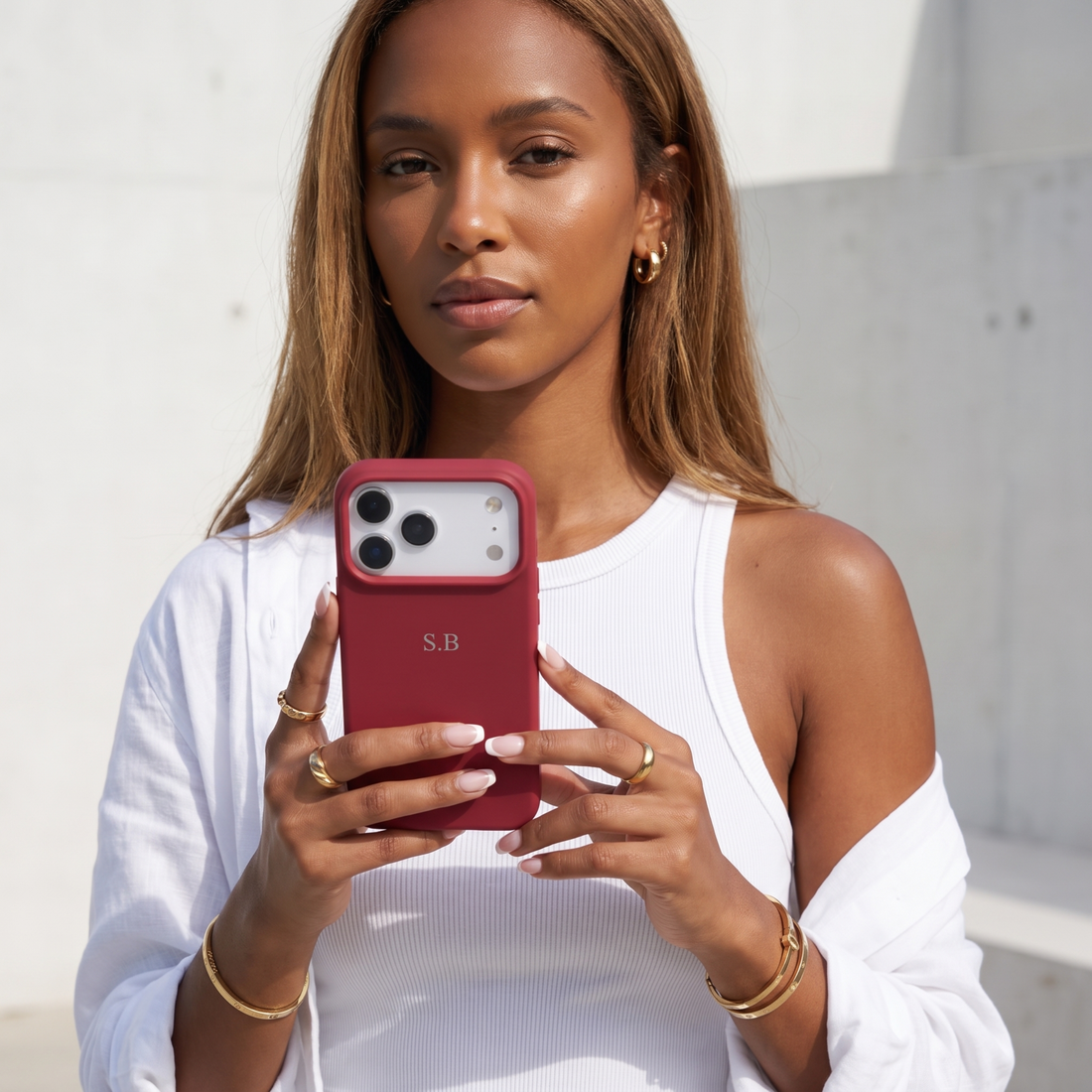 Wine Personalized Liquid Silicone iPhone Case