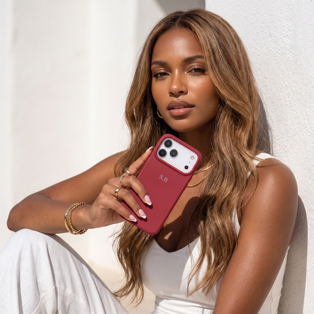 Wine Personalized Liquid Silicone iPhone Case