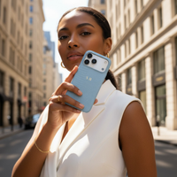 Blue Leather Snake iPhone Case