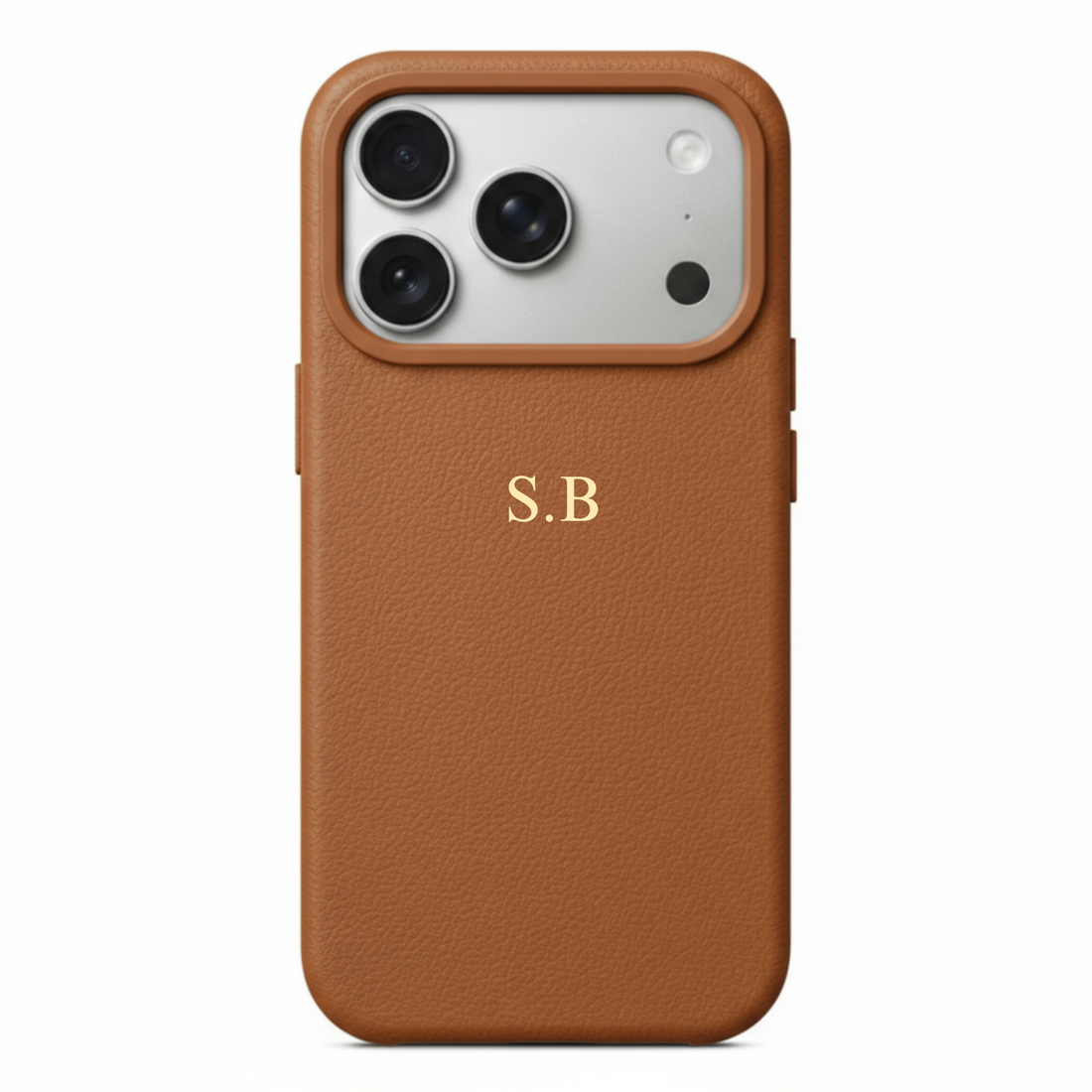 Dark Brown Magnetic Leather iPhone Case