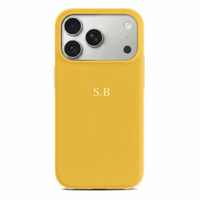 Yellow Leather iPhone Case