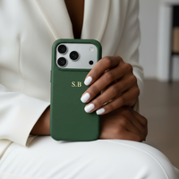 Green Magnetic Leather iPhone Case
