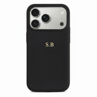 Black Leather iPhone Case