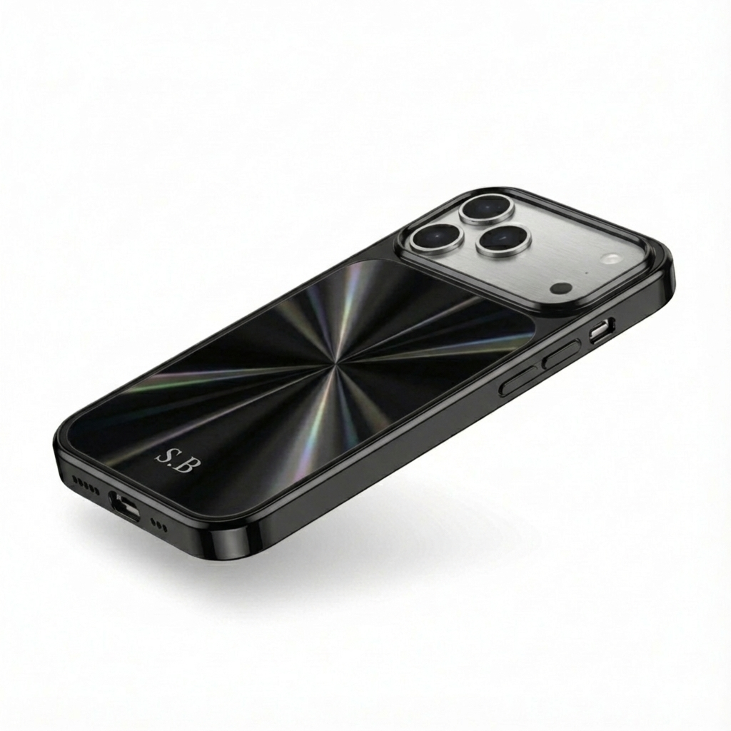 Black Flashy iPhone Case