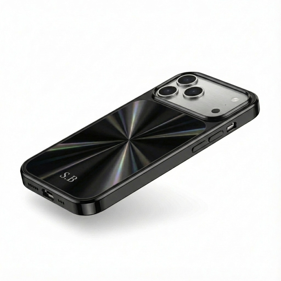Black Flashy iPhone Case
