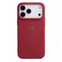 Wine Personalized Liquid Silicone iPhone Case