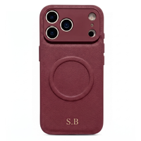 Wine Personalized Magnetic Leather iPhone Case