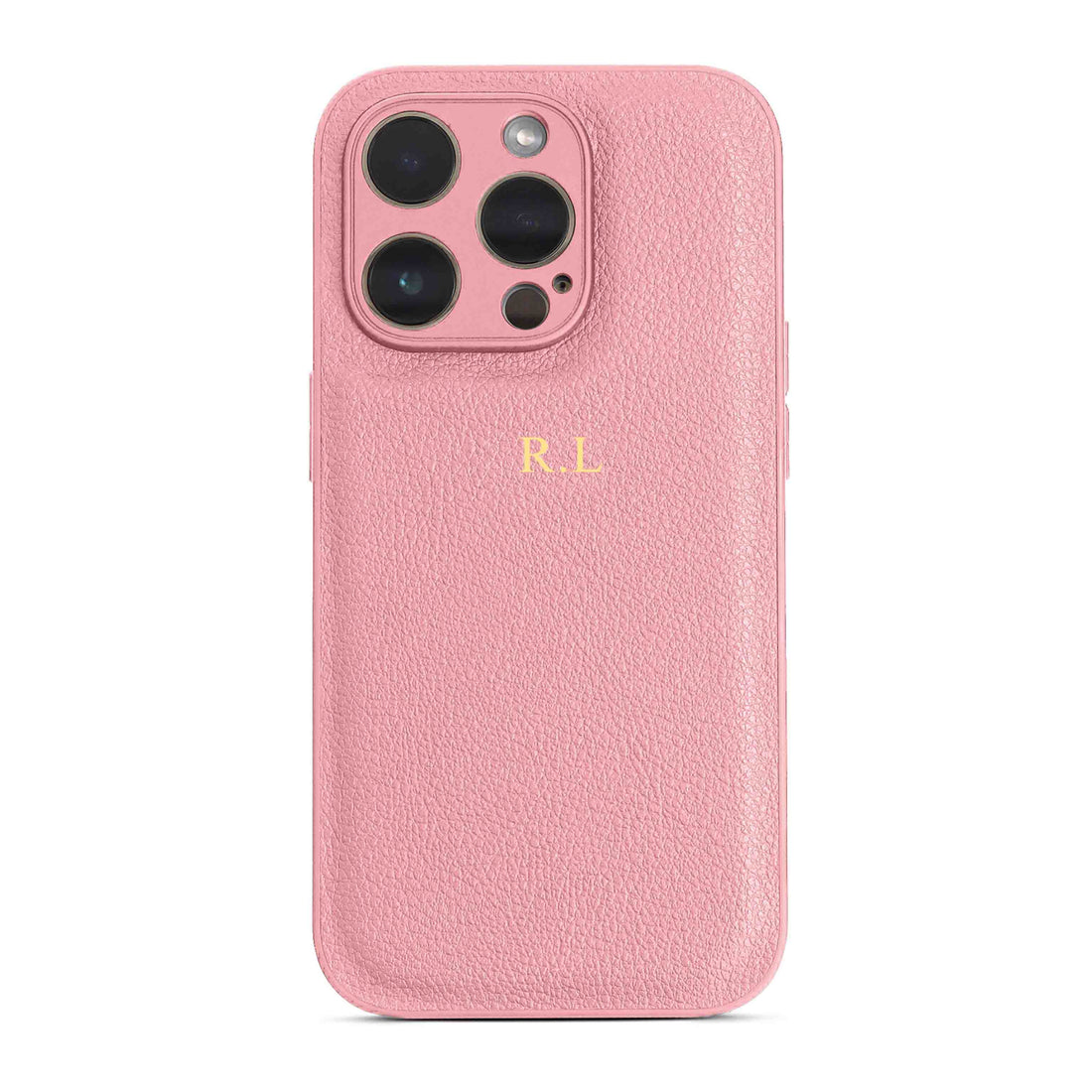Pink Leather iPhone Case