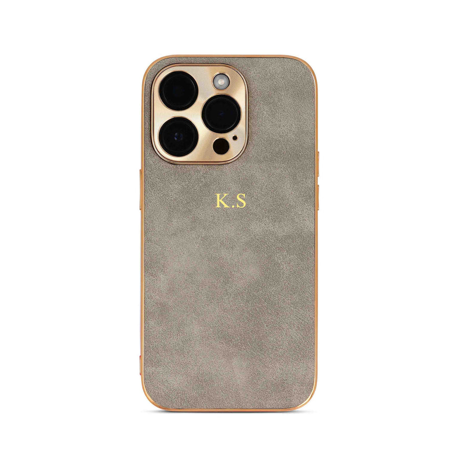 Luxury Lambskin Leather Custom iPhone Case