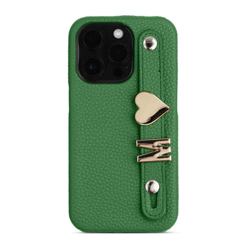 Green Leather iPhone Case