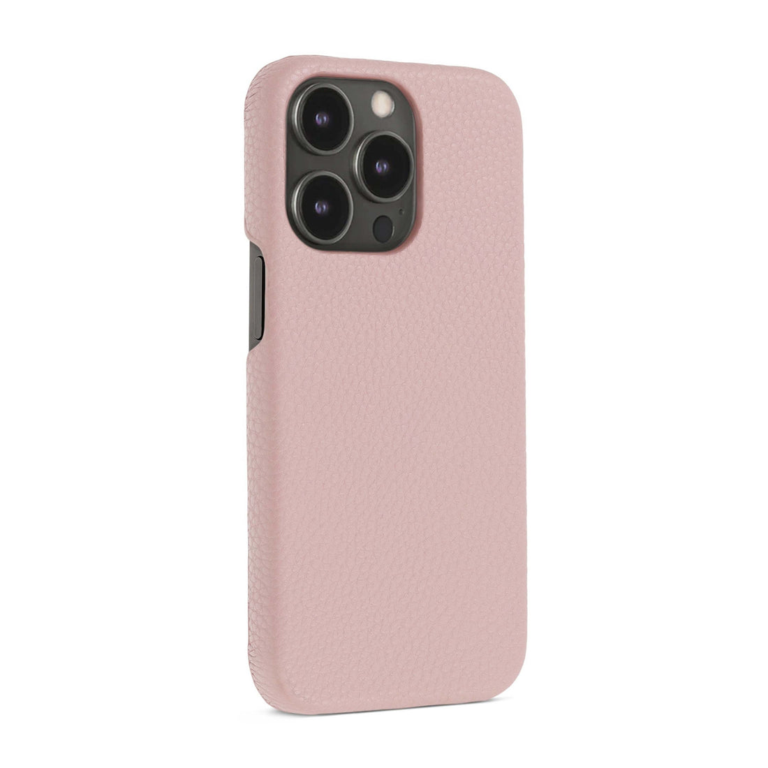 Pink Pebble Leather iPhone Case