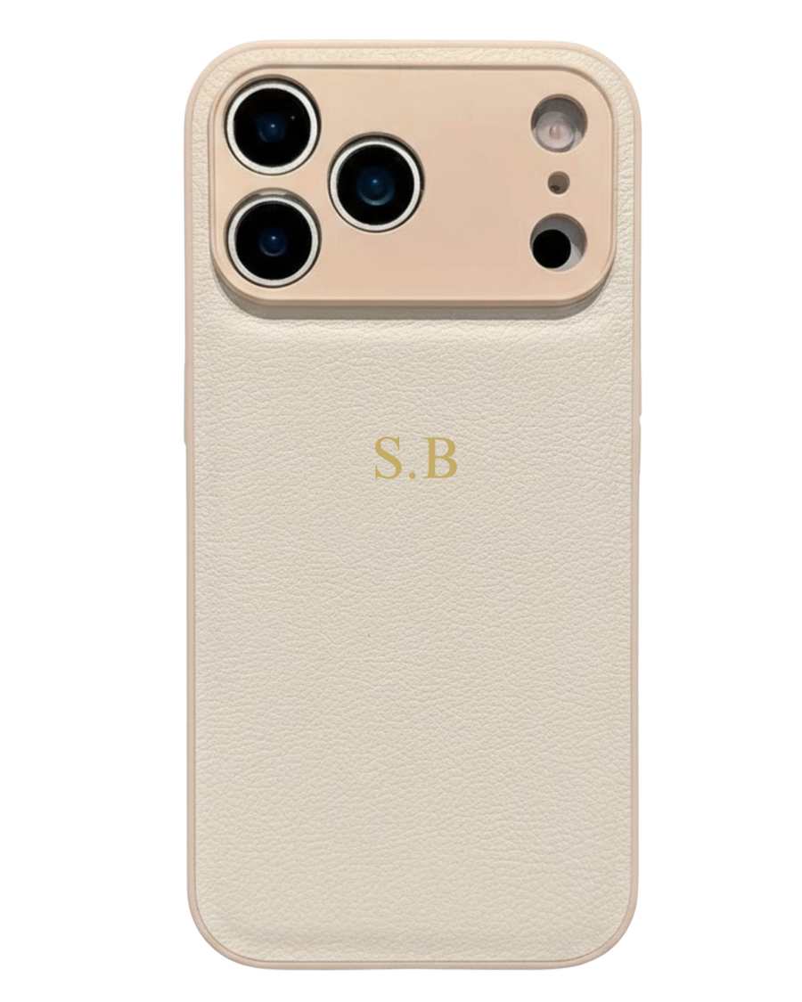 Pink Leather iPhone Case