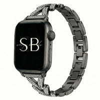 Aria Crystal Metal Band - Snap Bands