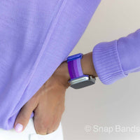 Azure Elastic Nylon Band - #Snap Bands#