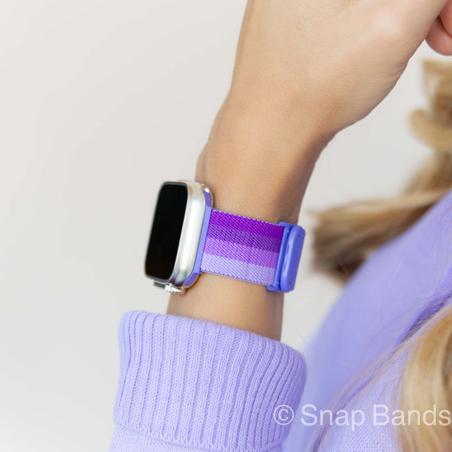 Azure Elastic Nylon Band - #Snap Bands#