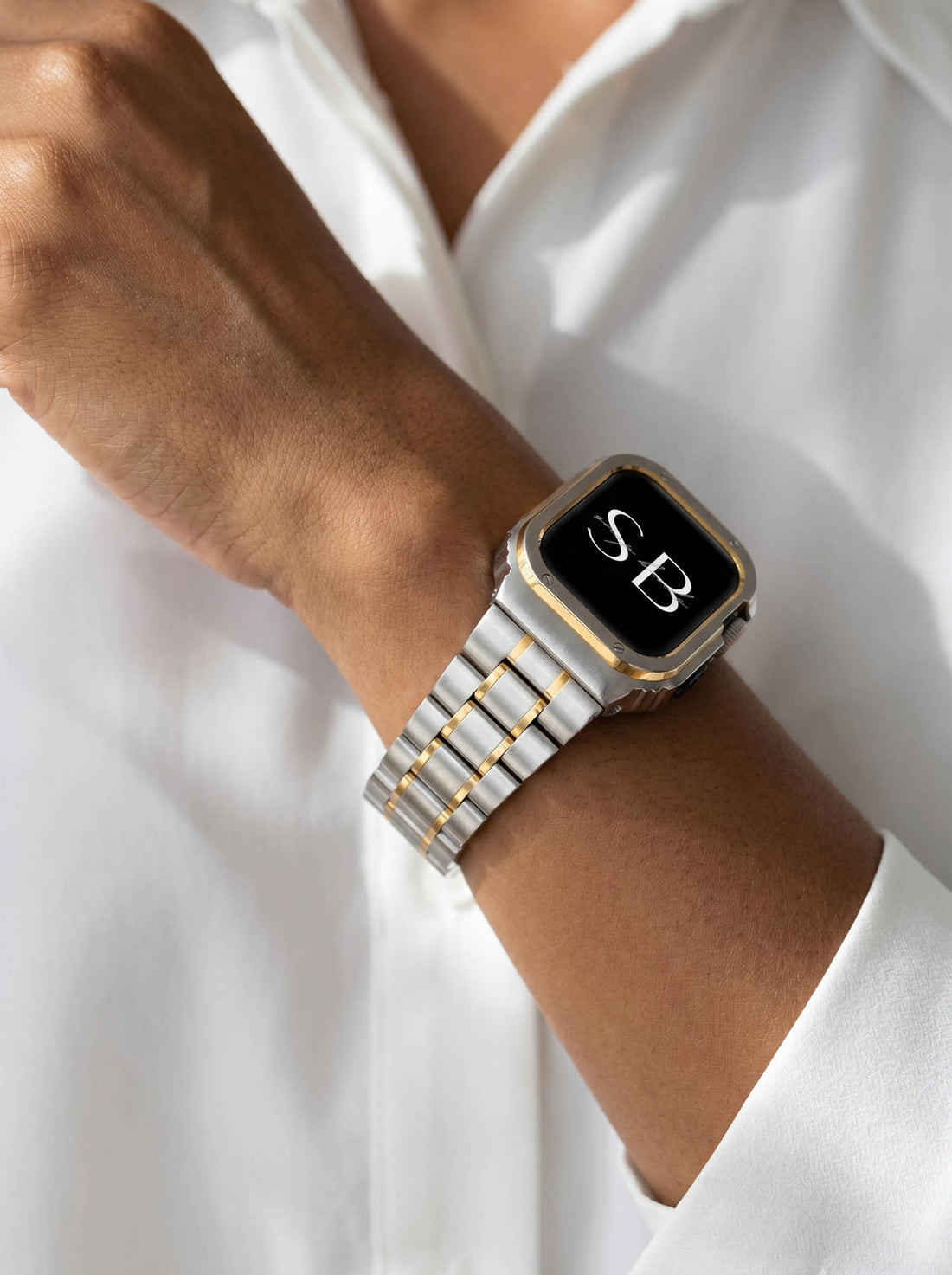 LUXURY WATCH BAND AND CASE COVER SET