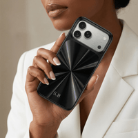 Black Flashy iPhone Case - Snap Bands