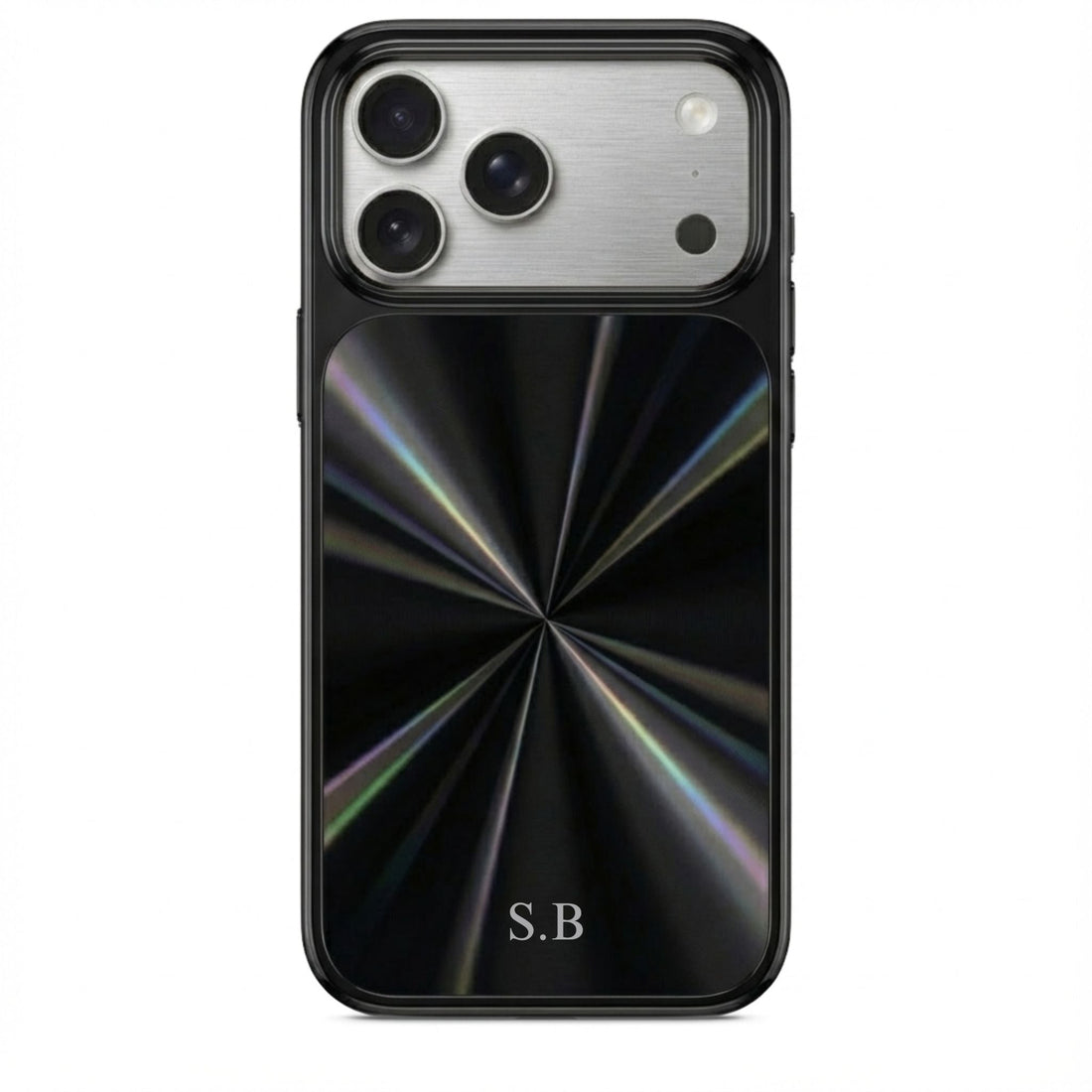 Black Flashy iPhone Case - Snap Bands