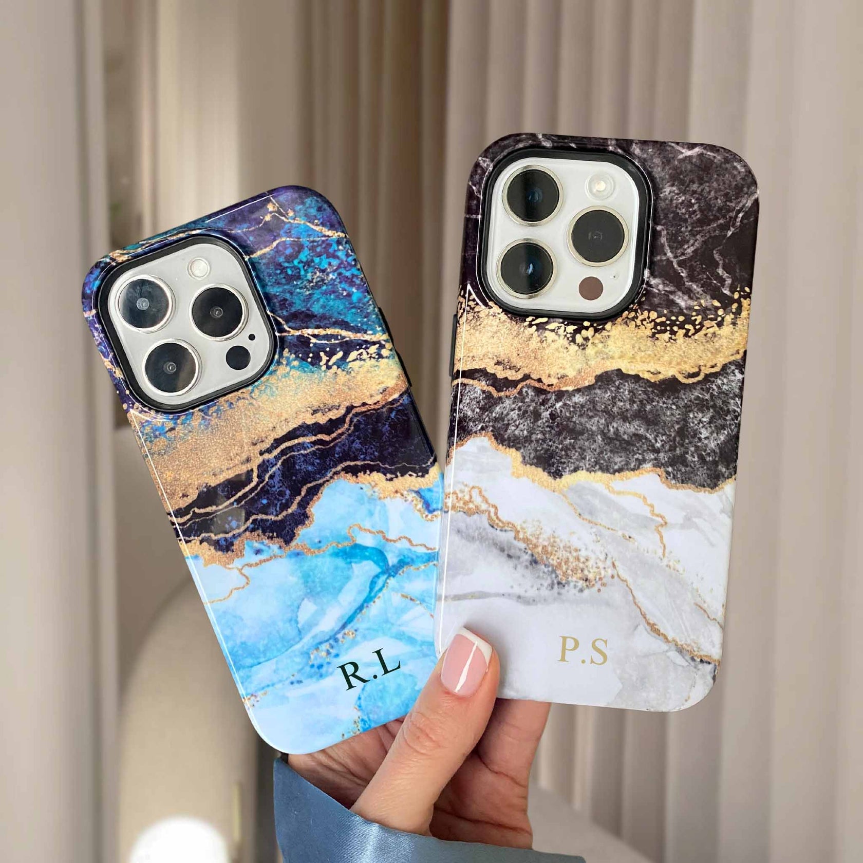 Black Marble iPhone Case