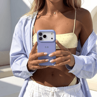 Blue Personalized Liquid Silicone iPhone Case - Snap Bands