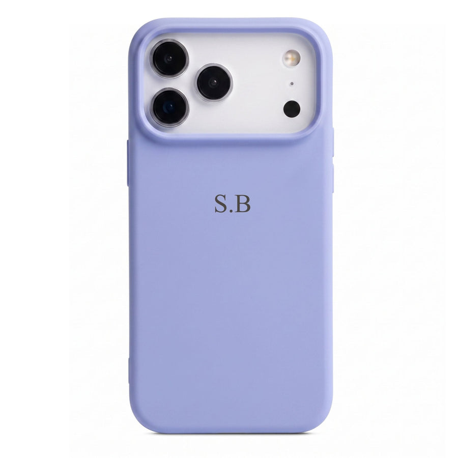 Blue Personalized Liquid Silicone iPhone Case - Snap Bands