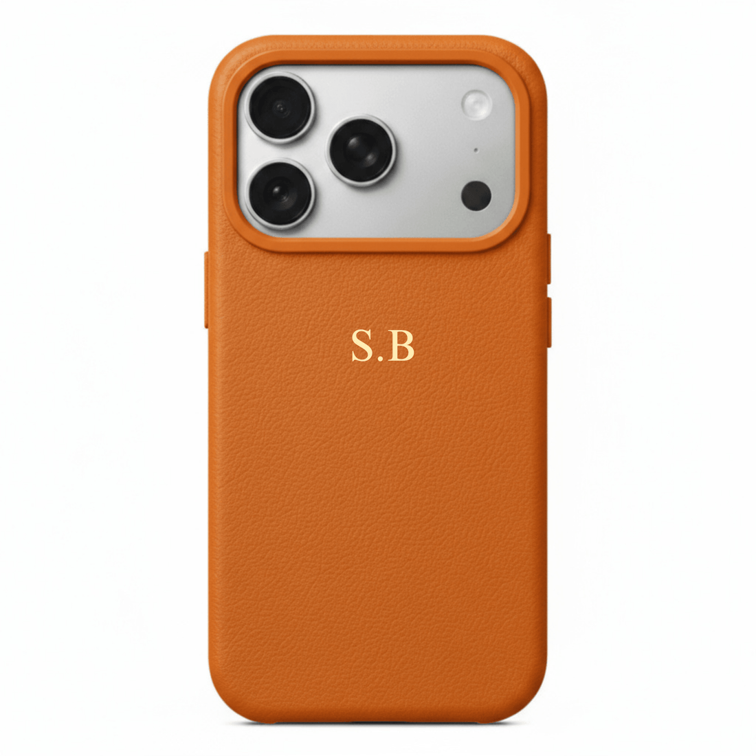 Brown Magnetic Leather iPhone Case - Snap Bands