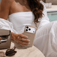 Brown Personalized Liquid Silicone iPhone Case - Snap Bands