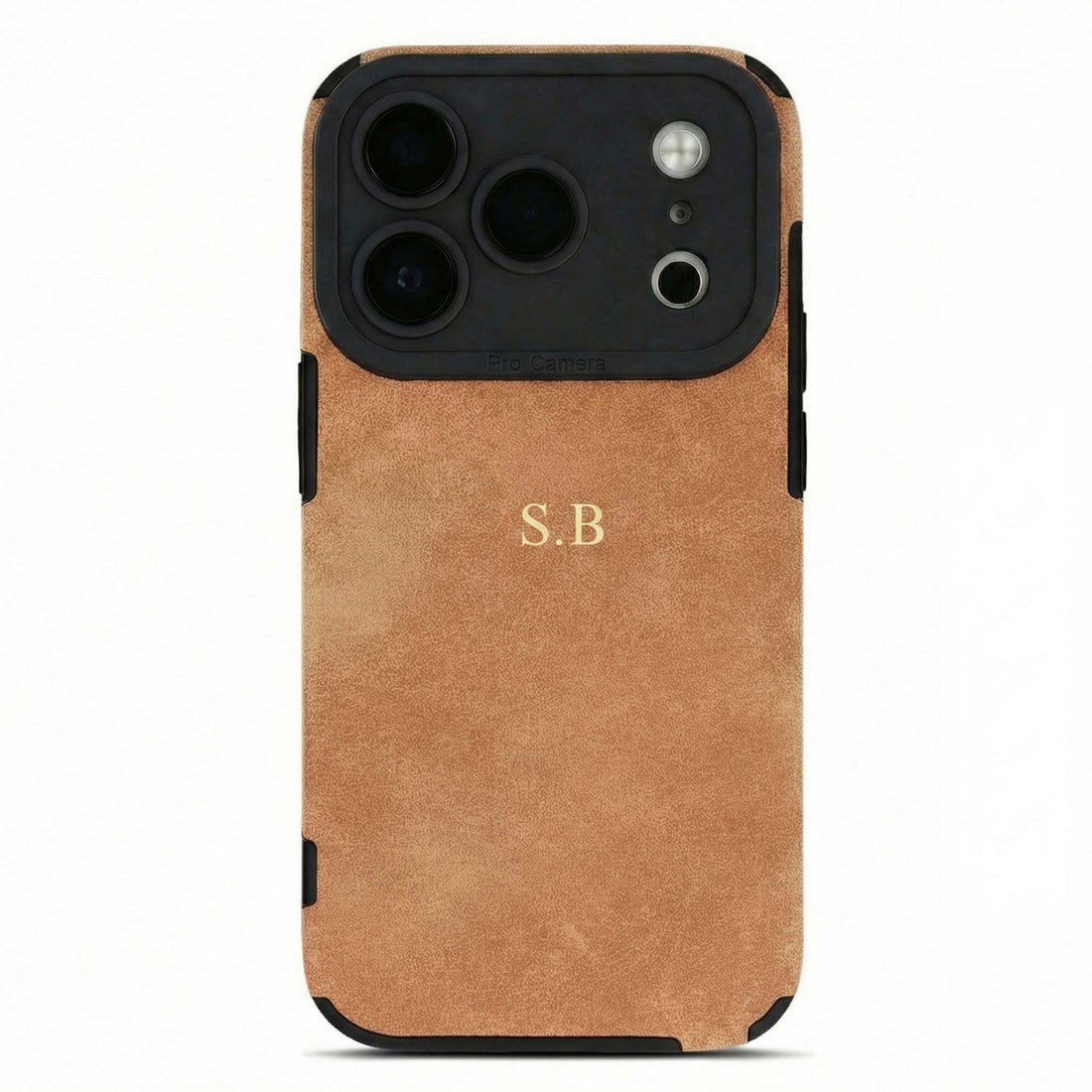 Brown Suede iPhone Case - Snap Bands