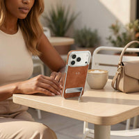 Black Suede iPhone Case With Stand