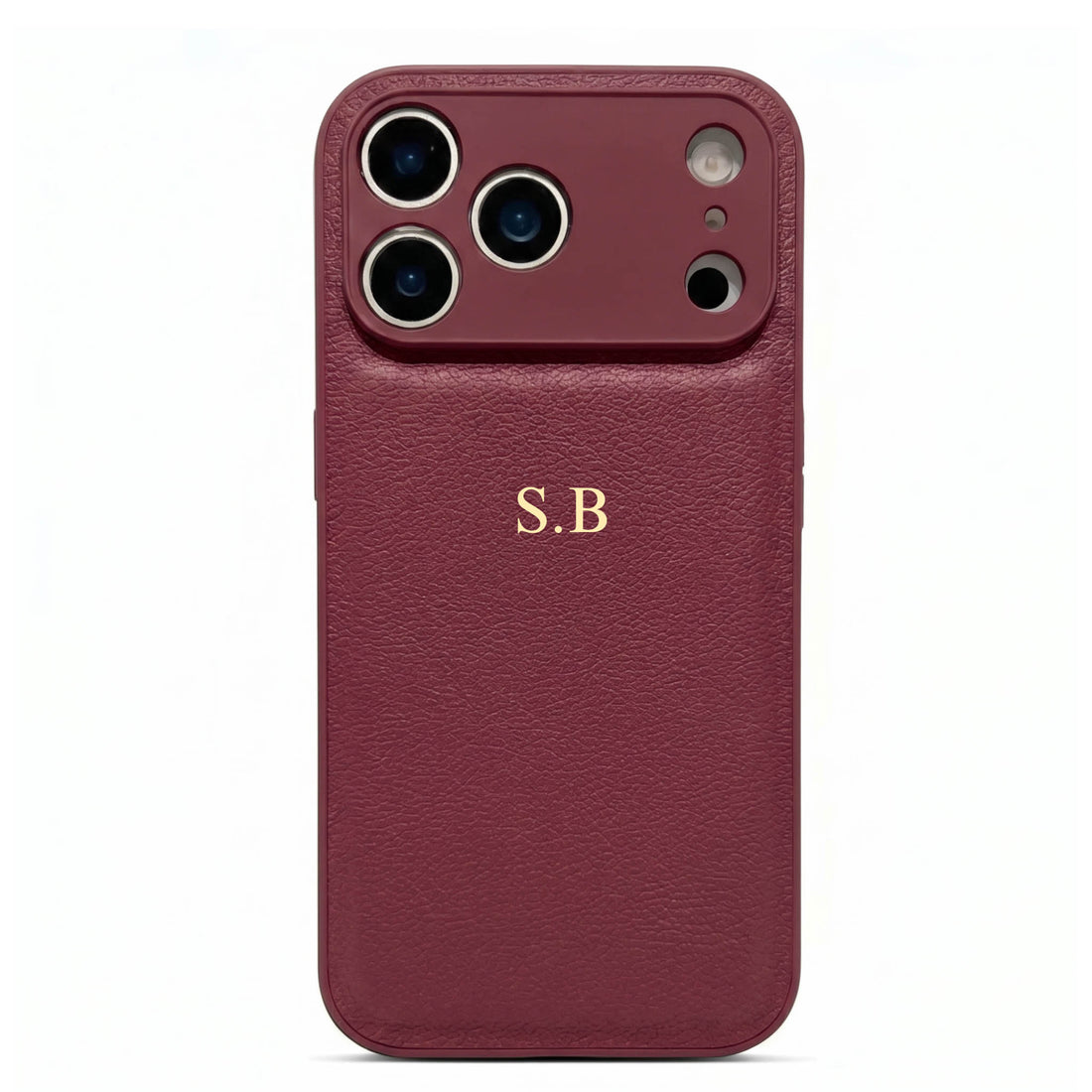 Wine Personalized Leather iPhone Case