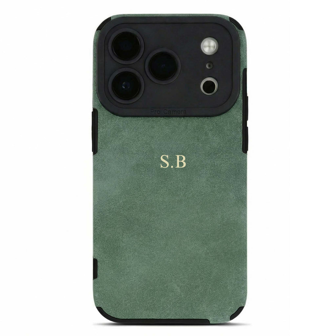 Green Suede iPhone Case