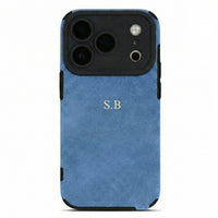 Blue Suede iPhone Case
