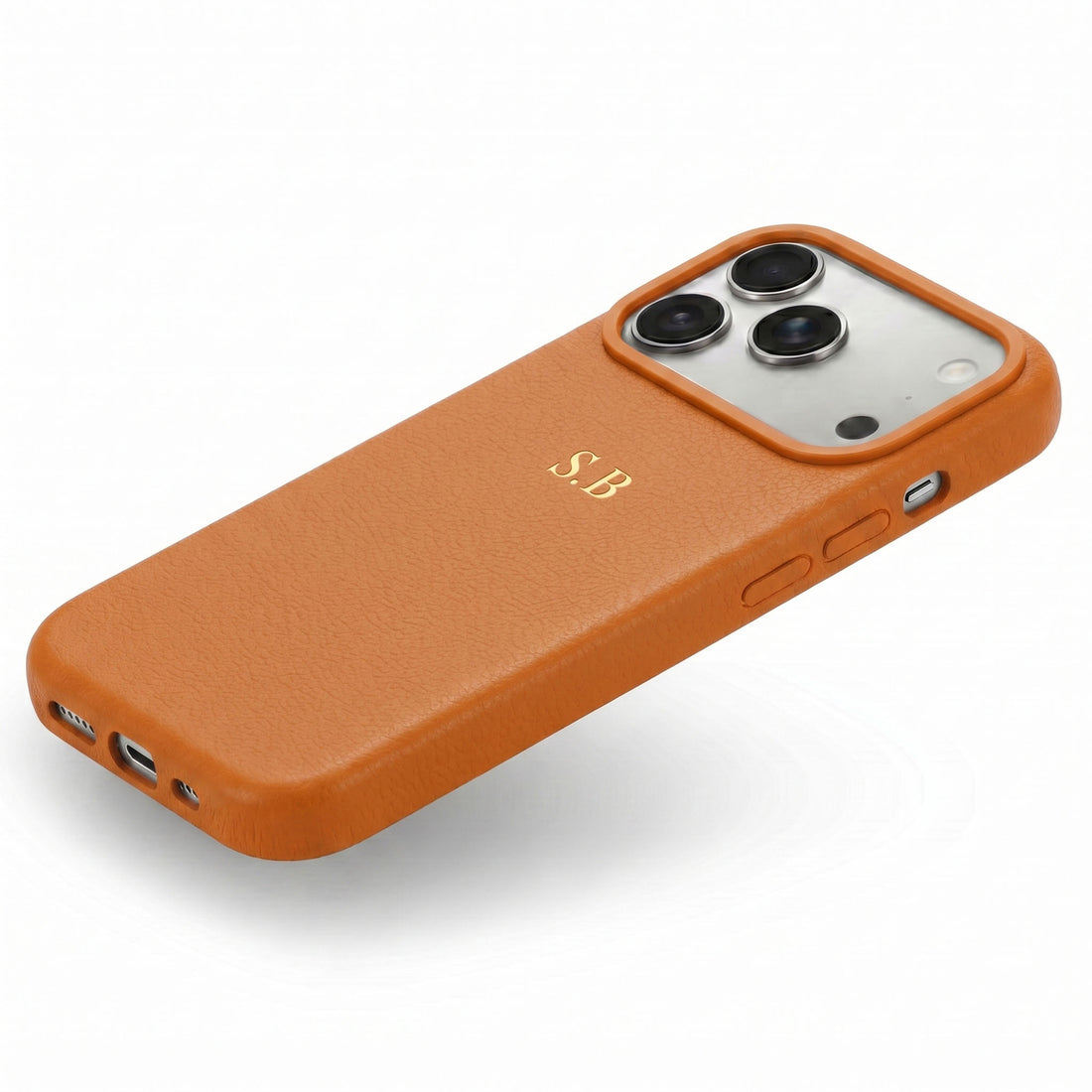 Brown Magnetic Leather iPhone Case