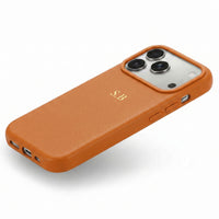 Brown Magnetic Leather iPhone Case