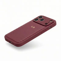 Wine Personalized Leather iPhone Case