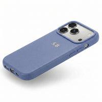 Light Blue Magnetic Leather iPhone Case
