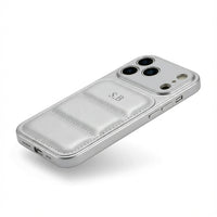 Silver Personalized iPhone Leather Case