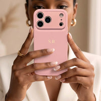 Pink Leather iPhone Case