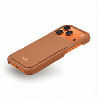 Brown Card Holder Leather iPhone Case