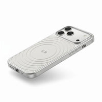 White Personalized Magnetic iPhone Case With Leather