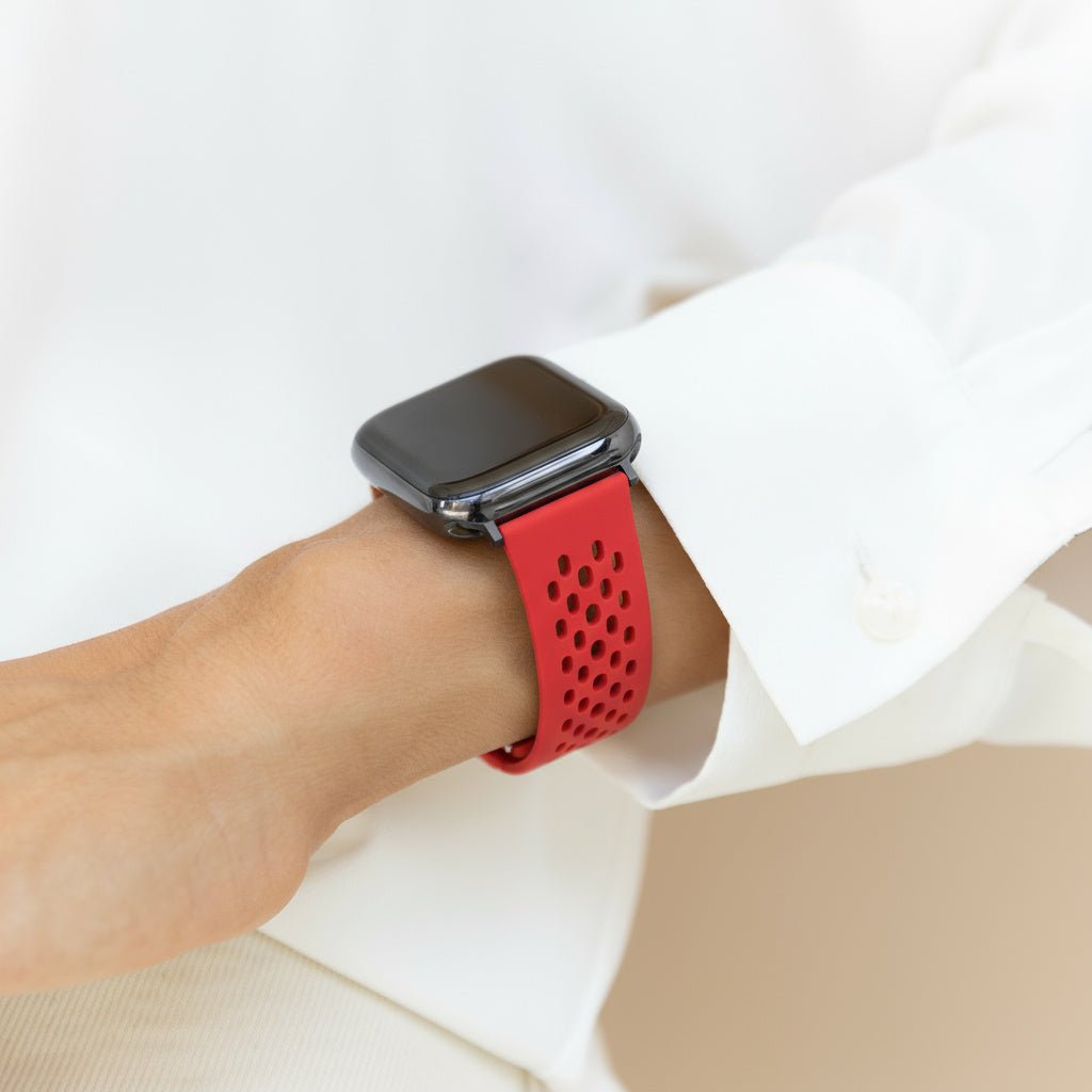 Enzo Sporty Perforated Band - Snap Bands